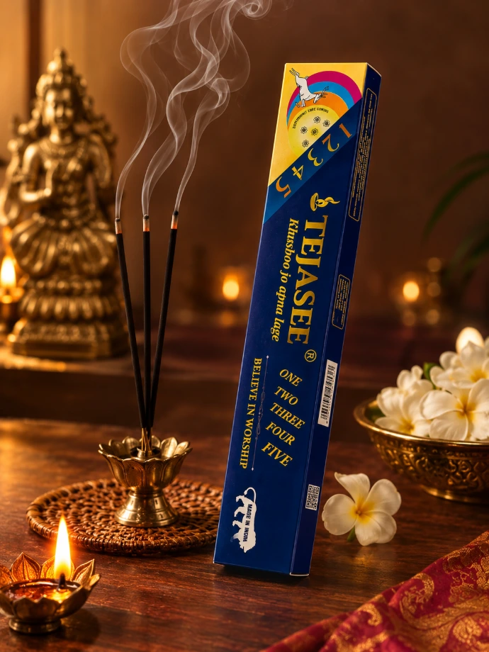 Tejasee Aroma 12345 incense sticks from the Temple &amp; Value Collection